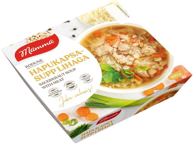 Hapukapsasupp lihaga 300 g