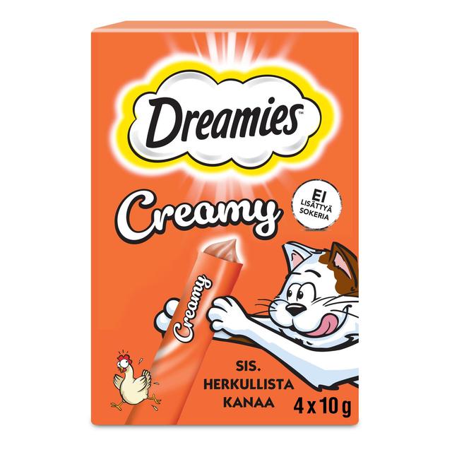 Dreamies Creamy kissanherkku Kanaa 4x10g