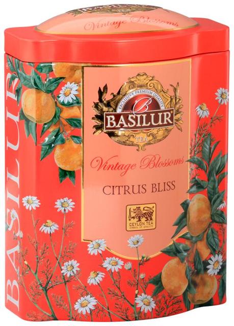 Must purutee BASILUR Vintage Blossoms Citrus Bliss 75g