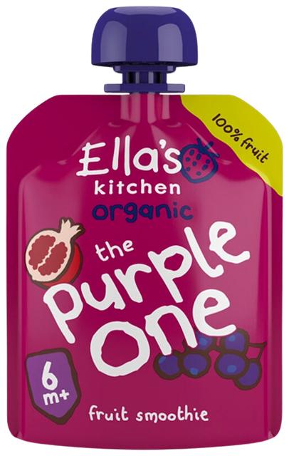 90g Ella's Kitchen The Purple One, Violetti hedelmäsmoothie alkaen 6kk LUOMU