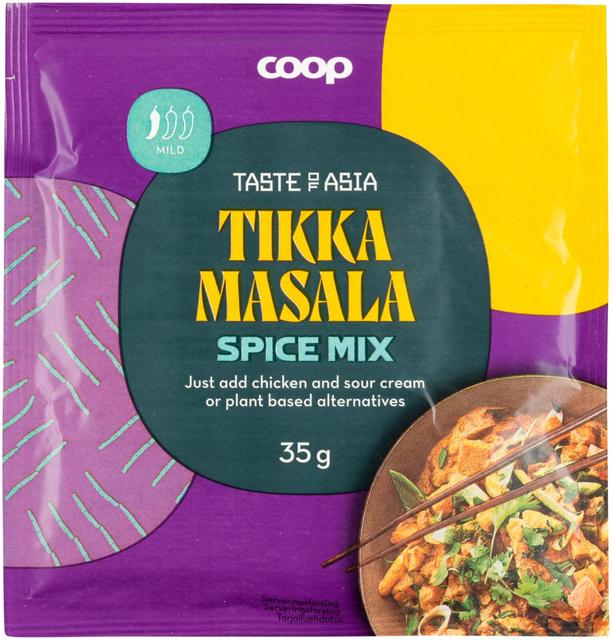 Coop Taste of Asia Tikka Masala mausteseos 35 g