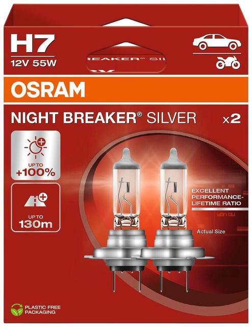 Esitule pirnid 2tk Osram H7 12V 55W