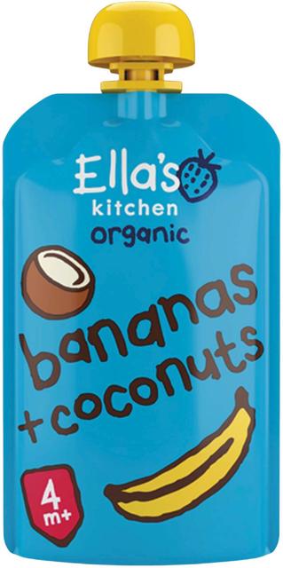 120g Ella's Kitchen Banaani-kookossose alkaen 4 kk LUOMU