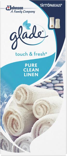 Glade 10ml Touch & Fresh Pure Clean Linen ilmanraikastintäyttö
