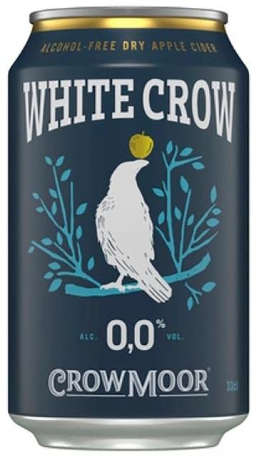 Crowmoor White Crow Dry Apple  alkoholiton siideri 0,0 % tölkki 0,33 L