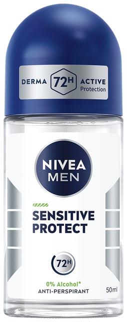 NIVEA MEN 50ml Sensitive Protect Deo Roll-On -antiperspirantti