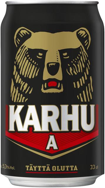 Karhu Lager õlu 5,3%vol 330ml