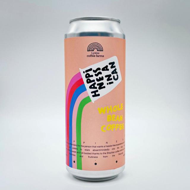 Lykke Happiness in a Can, vaaleapaahtoinen kahvipapu, 200g