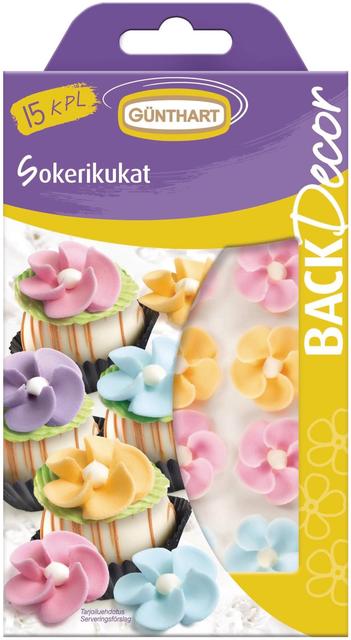 DECOR KAKUNKORISTE KUKAT PASTELLI 20G