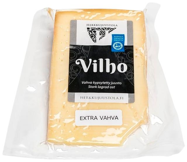 Herkkujuustola Vilho, voimakas, kypsytetty, kittikuorinen pala 150g