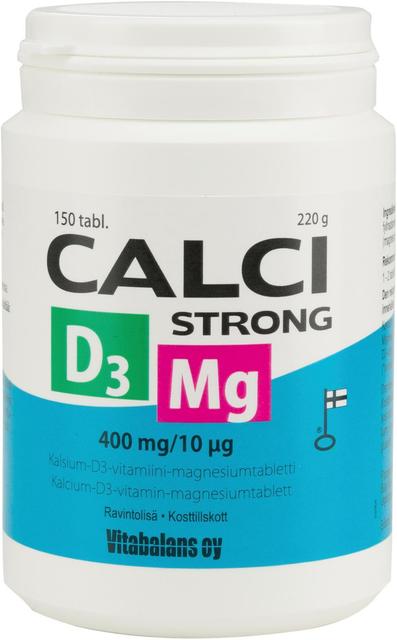 Kalsium-D3-vitamiini-magnesiumtabletti