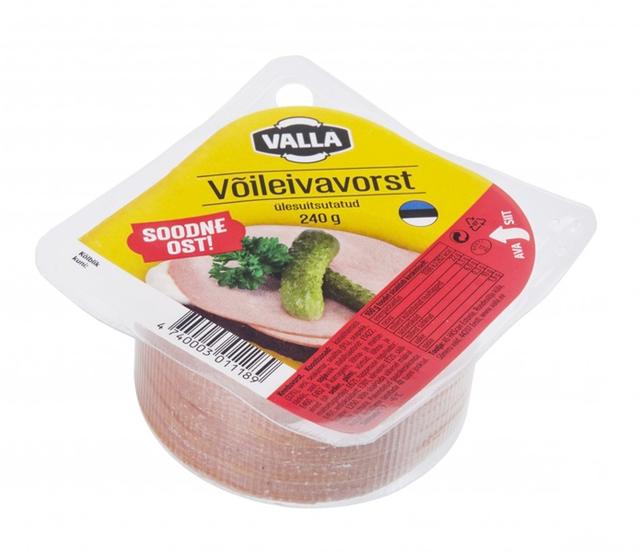 Võileivavorst, viilutatud 240 g