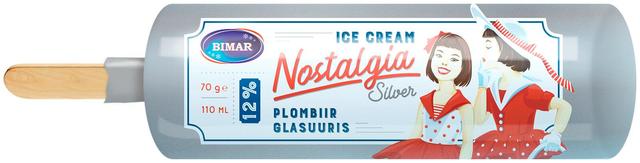 Nostalgia Silver vanilliplombiir, 110ml/70g