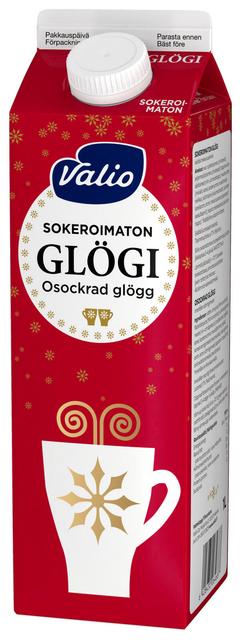 Valio glögi tumma 1 l sokeroimaton kausituote