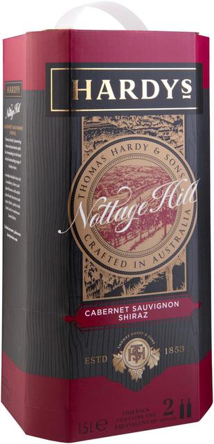 Hardys Nottage Hill Cabernet Sauvignon Shiraz GT vein 14%vol 1,5 l