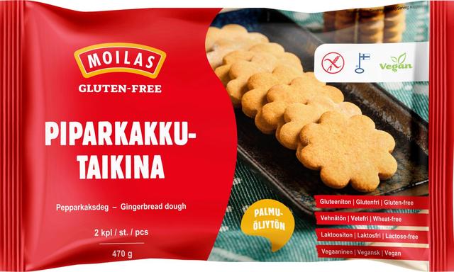 Moilas Piparkakkutaikina 2/470g gluteeniton pakaste