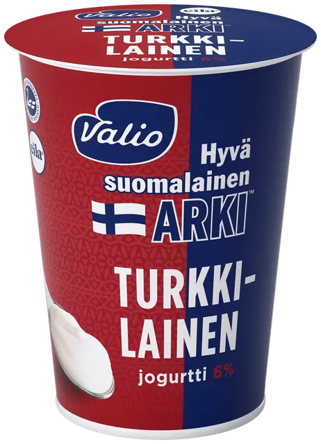 Valio Hyvä suomalainen Arki® turkkilainen jogurtti 6 % 400 g laktoositon