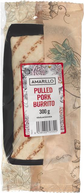 Amarillo Pulled pork burrito 300g