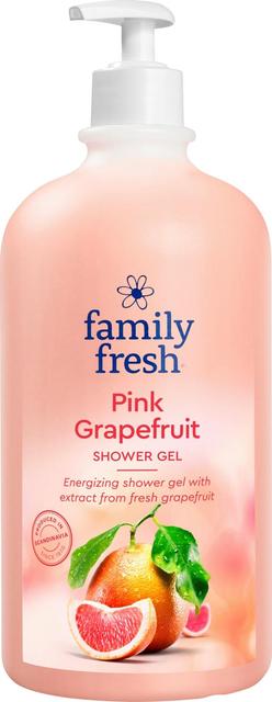 Family Fresh Pink Grapefruit shower gel suihkugeeli 1000ml
