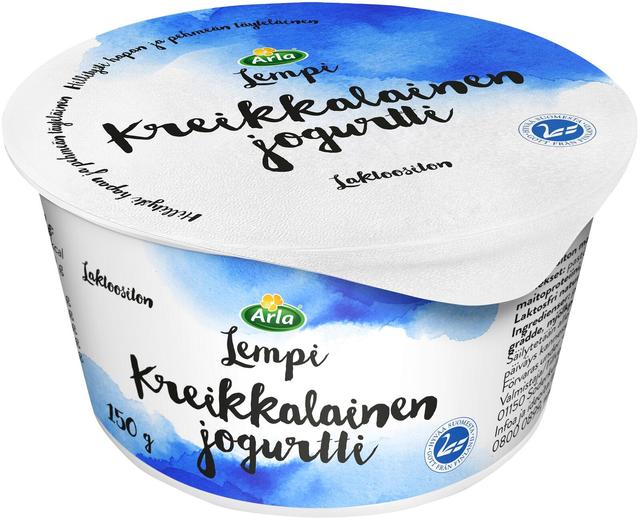 Arla Kreikkalainen laktoositon jogurtti 150 g
