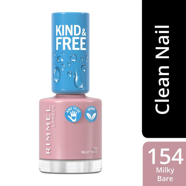 Rimmel k&f clean küünelakk 154 milky bare