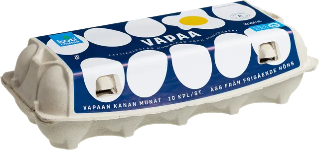Kotimaista vapaan kanan munat M10