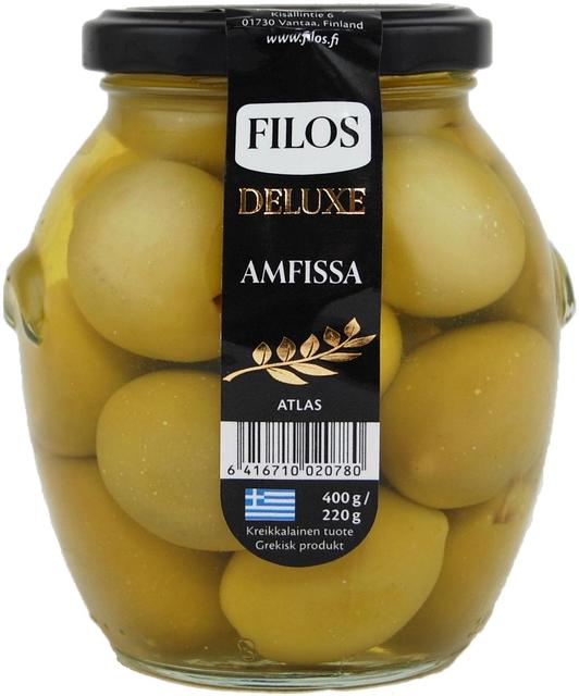 Filos deluxe 400/220g vihreä oliivi Amfissa atlas kivellinen