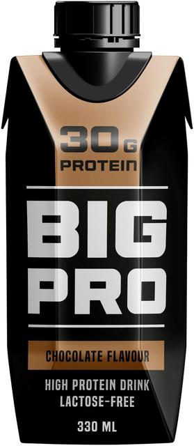 BIG PRO proteiinijuoma suklaa 330 ml UHT laktoositon