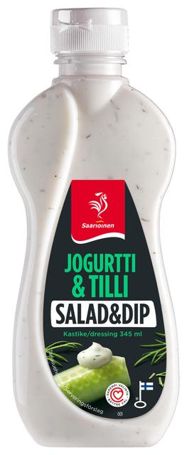 Saarioinen Jogurtti & tilli salaatti- ja dippikastike 345 ml