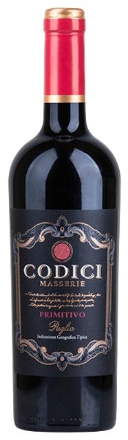 Codici Primitivo Puglia KGT vein 13,5%vol 750ml