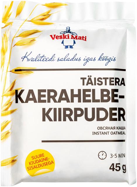 Täistera kaerahelbe kiirpuder 45g