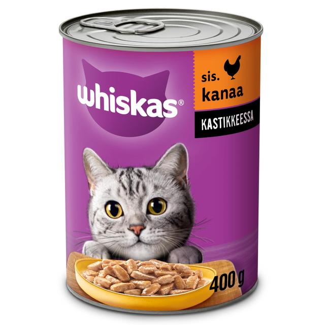 Whiskas sis. Kanaa kastikkeessa (400 g)