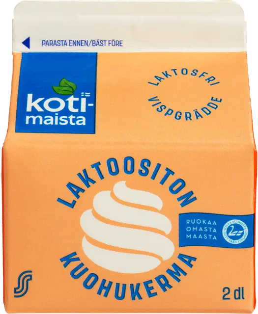 Kotimaista 2dl laktoositon ESL 35% kuohukerma