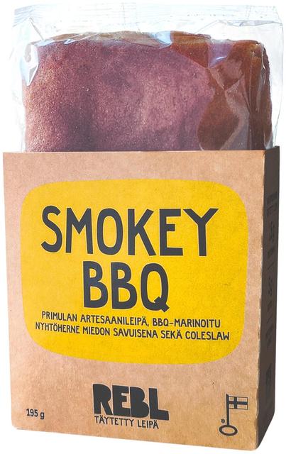 Rebl Eats Smokey BBQ täytetty leipä 195g