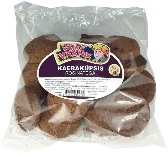 Väike Väänik kaeraküpsis rosinaga 250 g