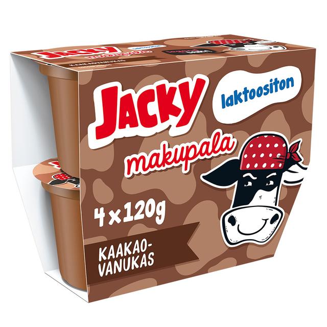 Jacky Makupala laktoositon kaakaovanukas 4x120g