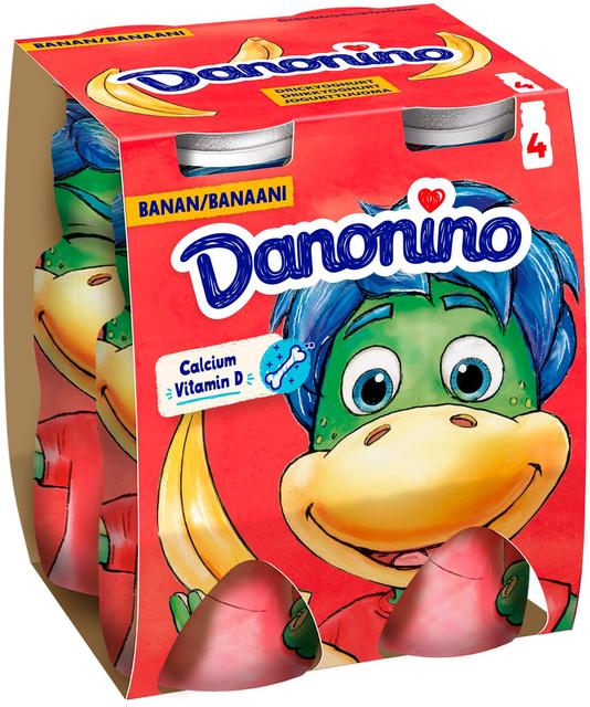 Danone Danonino Jogurttijuoma, banaani 4x100g