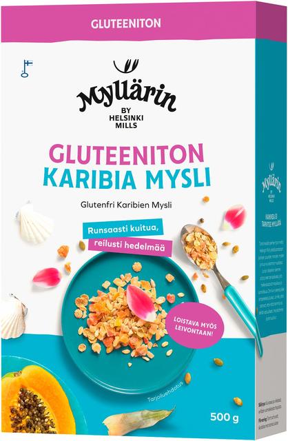 Myllärin gluteenivaba Kariibi mere stiilis müsli 500 g