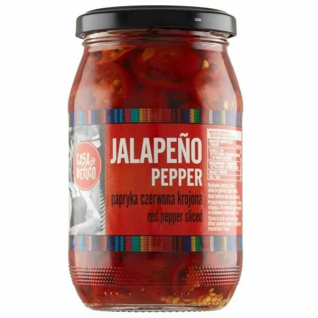 Punane jalapeno viilutatud 340/200 g