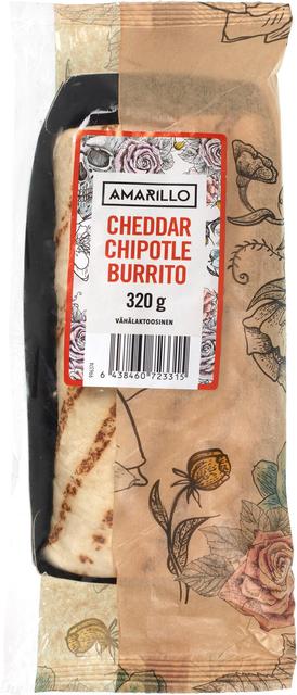 Amarillo Cheddar chipotle burrito 320g