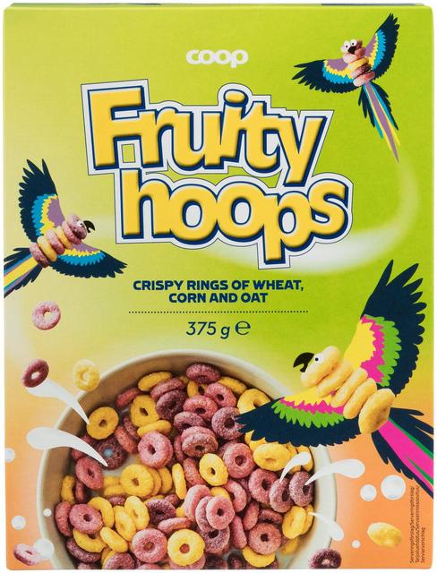 Coop Fruity Loops rapeat rinkulat 375 g