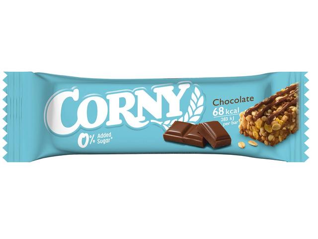 Corny 0% Added sugar Chocolate välipalapatukka 20g