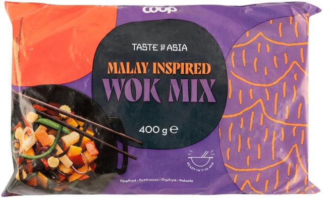 Coop Taste of Asia wokvihannekset Malay 400 g pakaste