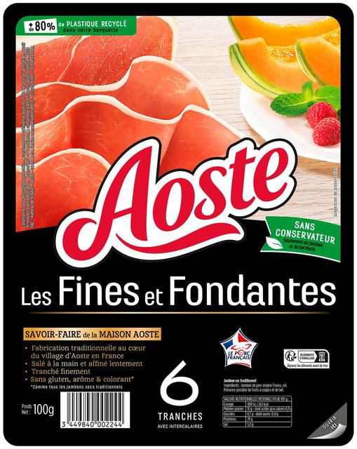 Aoste 6 suured toorsingi viilud 100 g