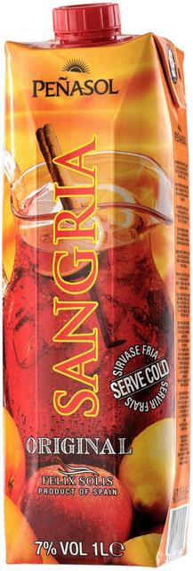 Penasol Sangria 7,0 til-% 1L tetra