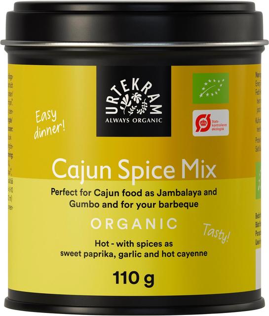 Urtekram Luomu Cajun Spice Mix 110g