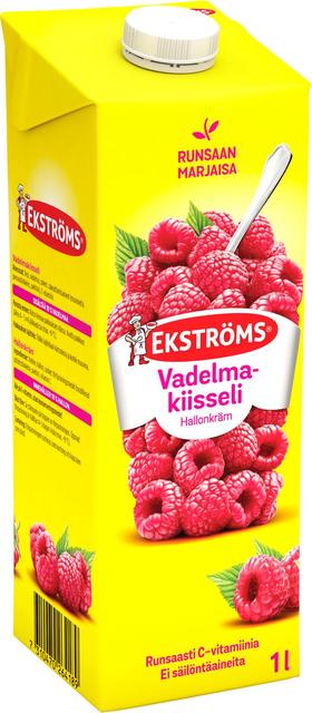 Ekströms Extra Prima vadelmakiisseli 1l