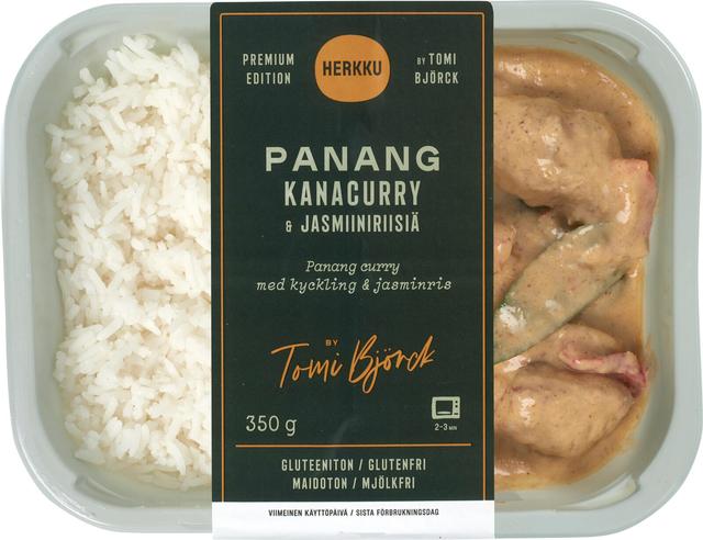 Herkku Premium Edition Panang kanacurry & jasmiiniriisiä 350g