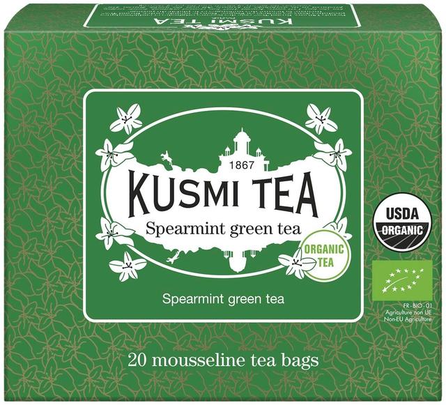 Kusmi Organic Spearmint green tea 20x2g
