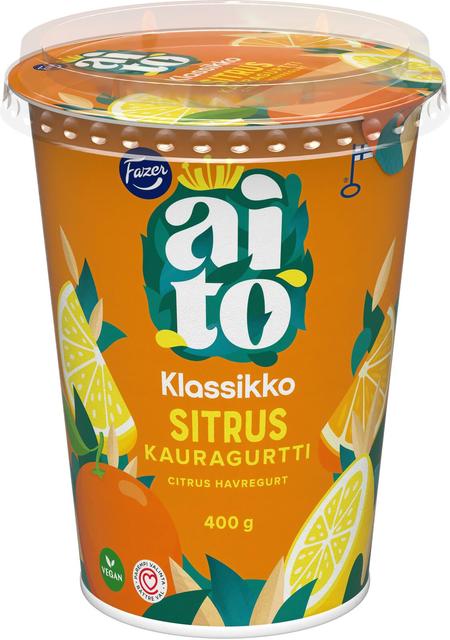 Fazer Aito Kauragurtti Citrus 400 g, fermentoitu kauravälipala